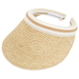 헬렌카민스키 비앙카 10 스트라이프 여성 바이저 HAT50265 NATURAL NOUGAT STRIPE