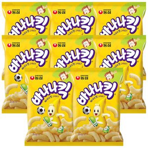 농심 농심 바나나킥 75g x 8개 / 과자 간식 스낵