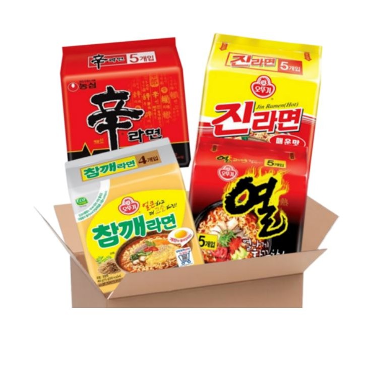 농심 오뚜기 세트 신라면5+진라면5+열라면 5+참깨라면4 (13,380원) (무료)