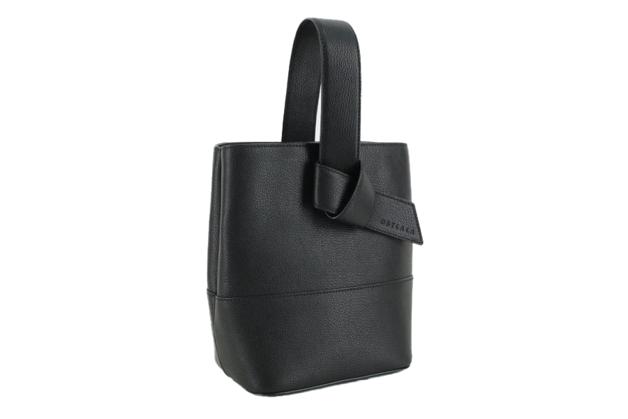 오스트카카 [판매가 239,000] 리카백 Lycka bag 블랙 소가죽 싱글핸들 토트백