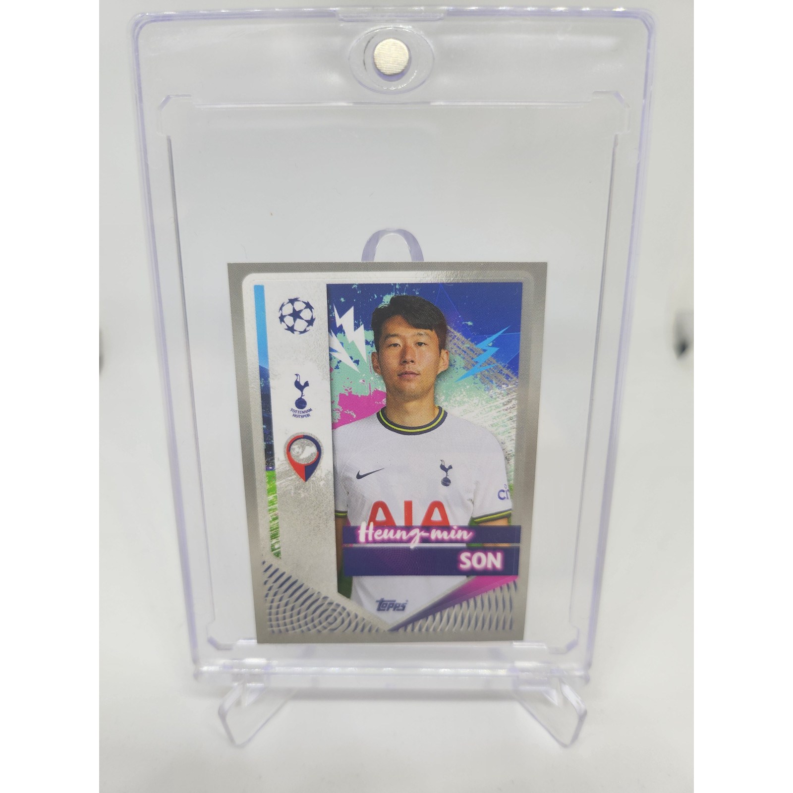 손흥민스티커카드 2022 Topps UCL Sticker 472번 손흥민 축구 EPL 카드