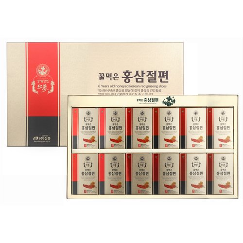 강개상인홍삼 꿀먹은 홍삼절편 15g x 12개입, 1개