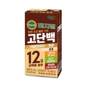 베지밀 고단백 두유 초코 190mlx16입