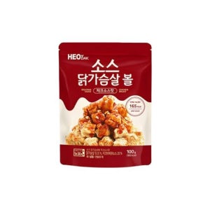 허닭 소스 닭가슴살볼 100g 10팩