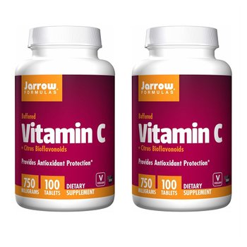 [해외직구]Jarrow Formulas Vitamin C 자로우 포뮬러스 비타민C 750mg 100정 2팩