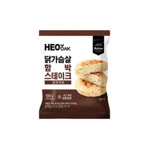 허닭 닭가슴살 함박스테이크 100g 4종10팩