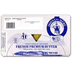 코스트코 이즈니 프랑스 프리미엄 가염버터 컵 600g(10g x 60개)