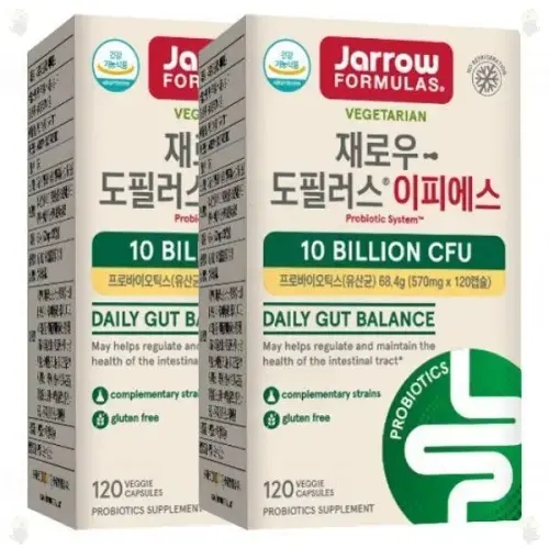 <b>재로우 도필러스 이피에스</b> 유산균, 120정, 2개