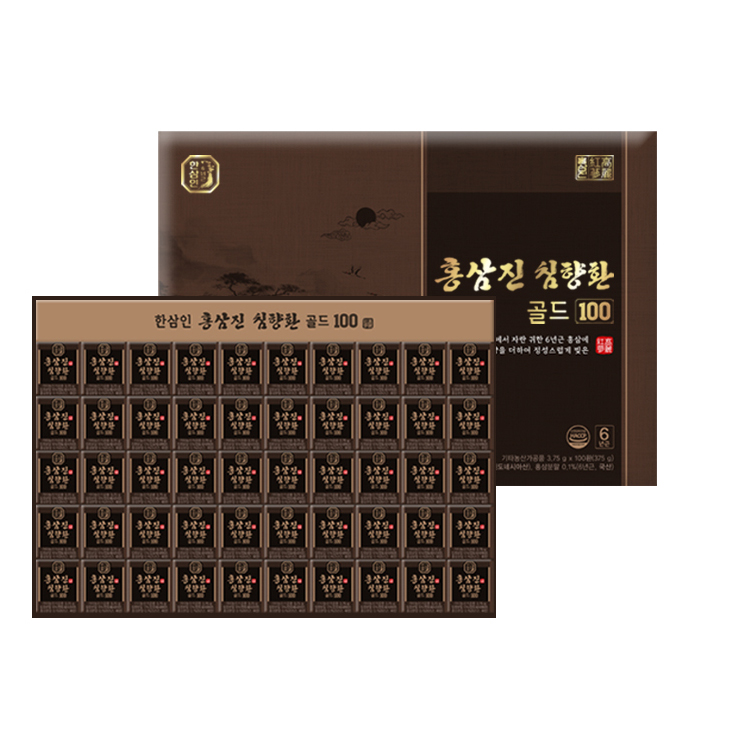 한삼인 홍삼 침향환 골드 3.75g x 100환, 1개