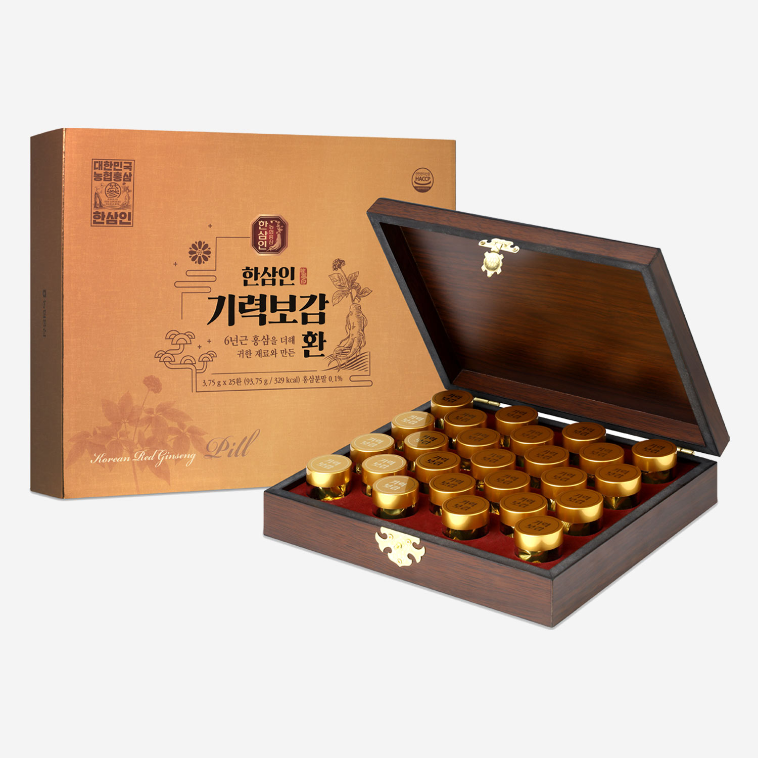 한삼인 기력보감환 3.75g x 25환, 1개