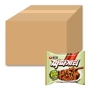 농심 짜장라면 농심 올리브 짜파게티 140g 20개 한박스