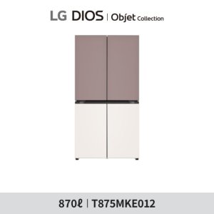 LG 디오스 오브제 베이직 냉장고 870L T875MKE012 (핑크/베이지) TV상품