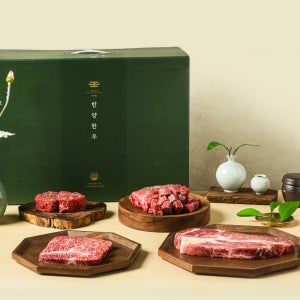 1등급 한우 구이 정육 선물세트 1호 1.3kg (등심 특수 국거리 불고기)
