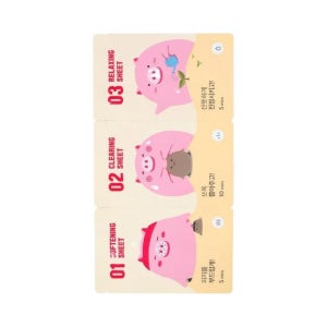 미팩토리 3단 돼지코팩 3매+1매