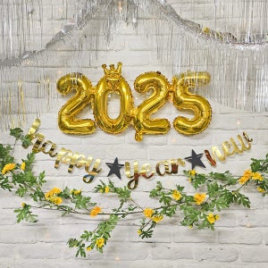 새해 파티 세트 108번 / 새해 2025 신년 새해 풍선 해피뉴이어 가랜드 연말 포토존 장식
