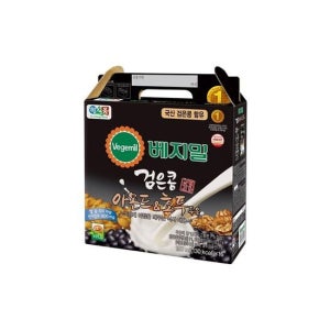 베지밀 검은콩아몬드&호두 두유 190mlx16