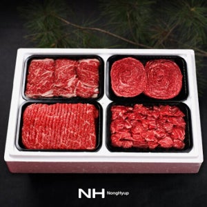 [냉장][대구축협]한우 1등급 등심정육 선물세트 3호 2.0kg