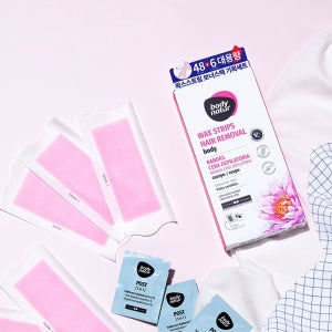 바디네이처 [바디네이처] 왁스스트립 바디 로터스 플라워 보너스팩