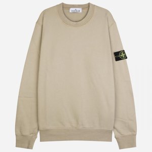 스톤아일랜드 와펜 크루넥 스웨트셔츠 데저트 6100044 S0051 V009A 6100044 S0051 V