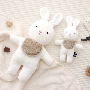 헬로미니미 밤부 얀 대왕 애착인형 오가닉 곰 토끼 인형  곰(30*40)  1개
