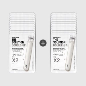 [더페이스샵] 더 솔루션 더블업 미백마스크시트10+10