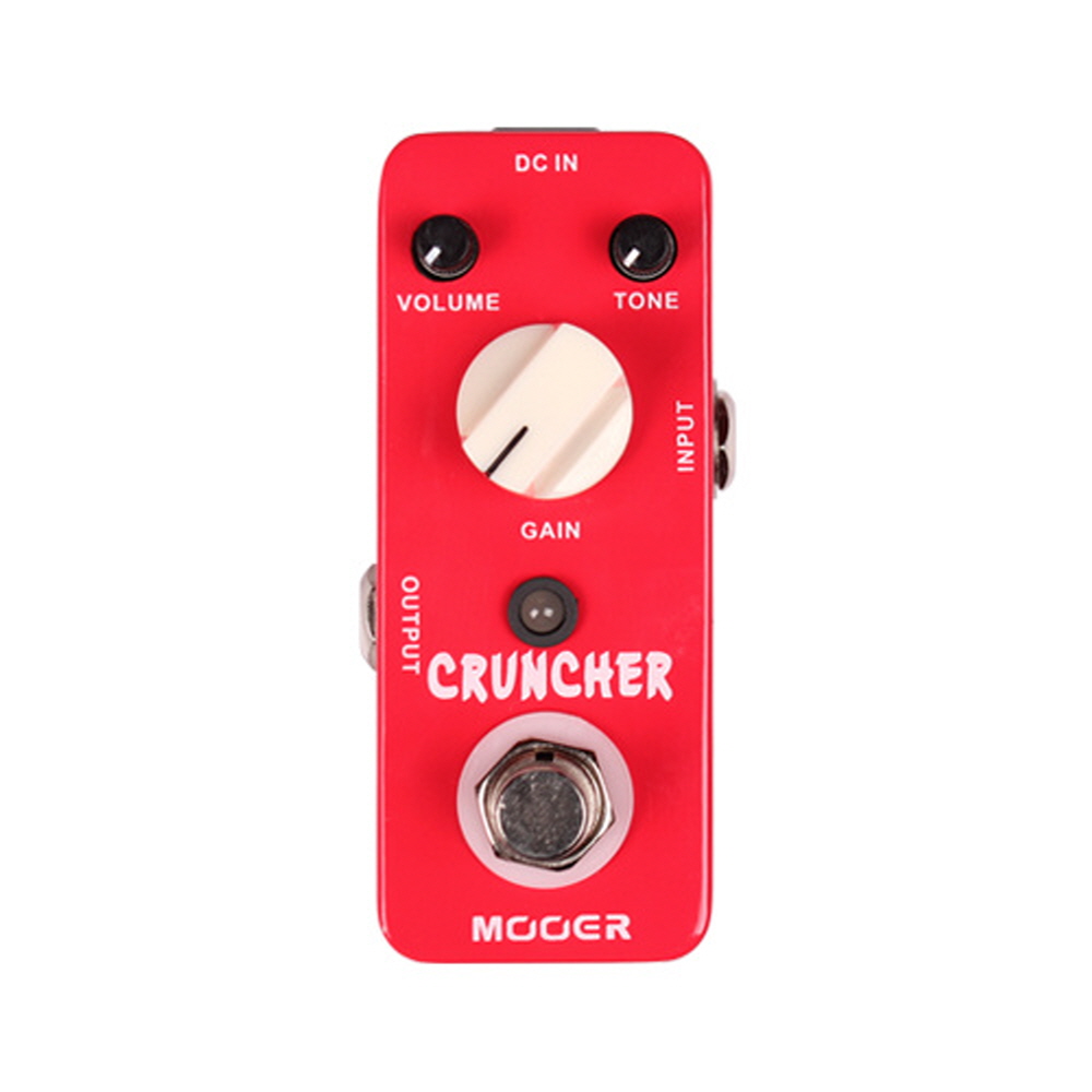 MOOER 무어 CRUNCHER MDS3 전자기타 이펙터 페달 게인 디스토션