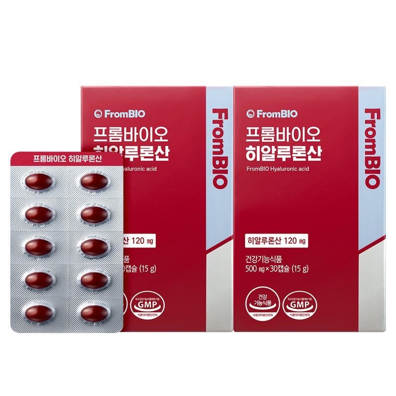 <b>프롬바이오 히알루론산</b> 30캡슐x2박스/2개월