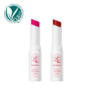 동국제약 마데카링클트리트먼트 볼륨 비건 컬러립밤 핑크 1개 + 코랄 1개 (3.8g+3.8g)
