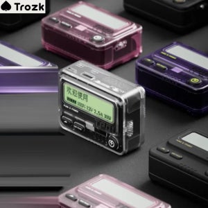 Trozk 트로츠크 휴대용 레트로 삐삐 보조배터리 30W 급속충전 컴팩트 대용량 10000mAh + 케이스 + 케이블 세트