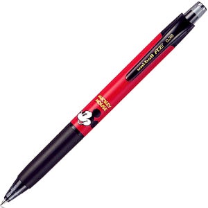 2500 미쓰비시 유니 유니볼 RE 지워지는 디즈니 볼펜 단색펜 0.38mm - URN-200D-38 MICKEY 바디 (검정잉크)