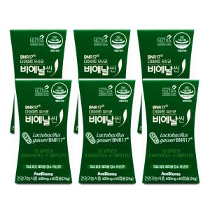 비에날씬 BNR17 다이어트 유산균 400mg x 60캡슐 X 6박스 I