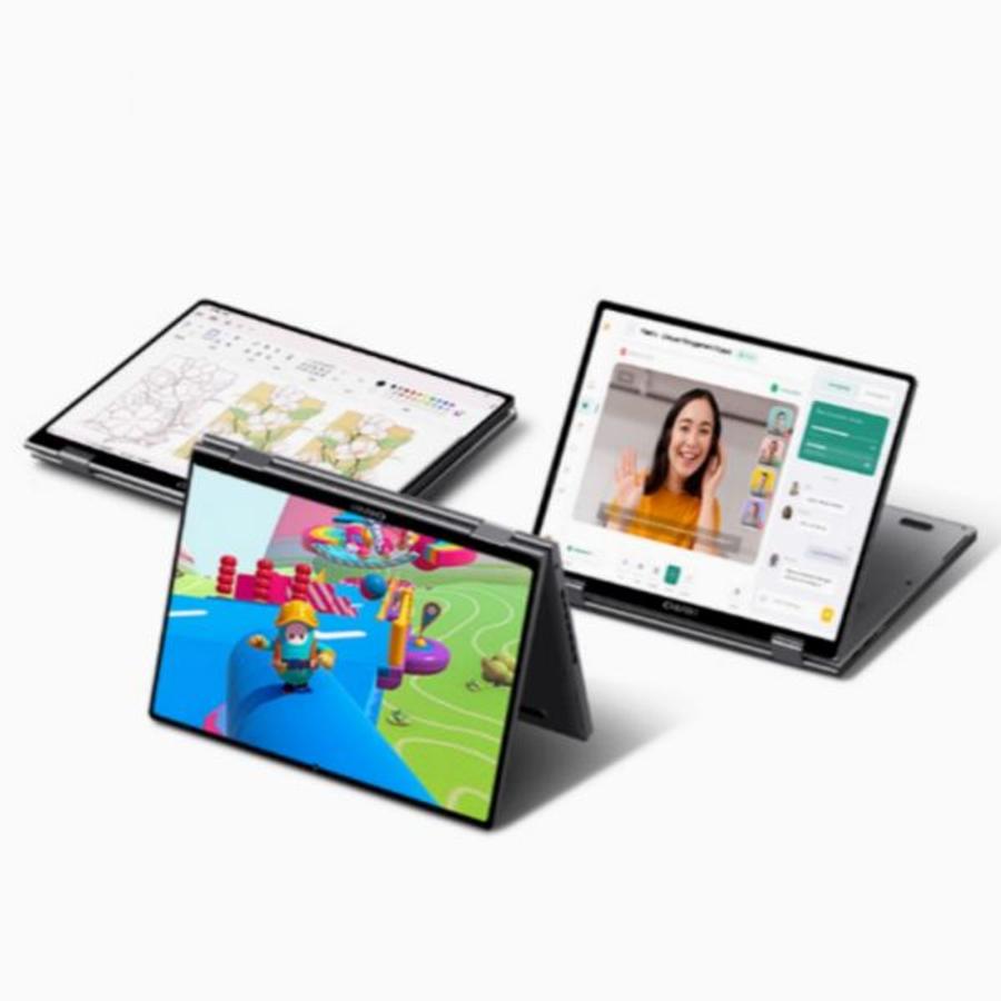 360도 접히는 폴더블 노트북 10.6인치 터치스크린 태블릿 PC 새학기 인강 수업 영상 시청 미니북 대표 이미지