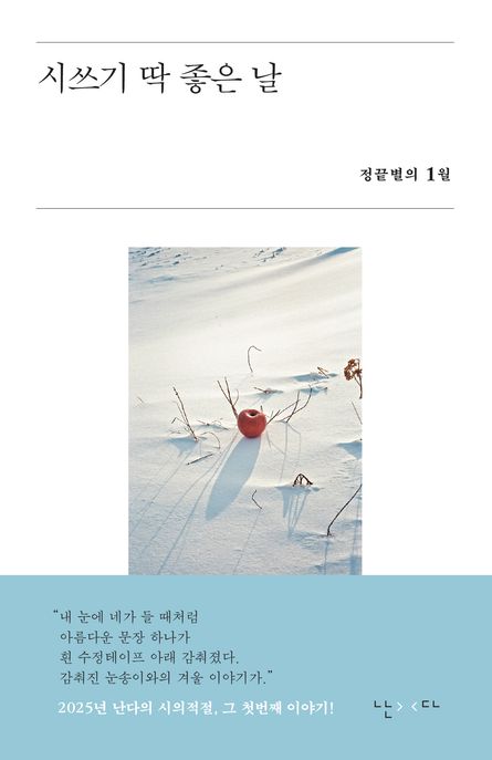 시쓰기 딱 좋은 날 (정끝별의 1월) 표지