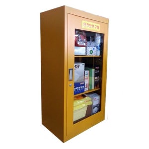 안전용품 안전 보호구함 비상용품 보관함 550x370xH1100 SL-110