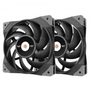 써멀테이크 TOUGHFAN 14 라디에이터 팬 (2팩, 블랙)