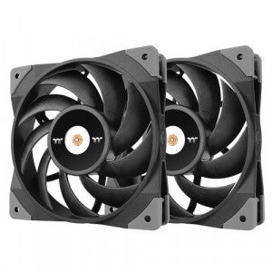 써멀테이크 TOUGHFAN 12 라디에이터 팬 (2팩, 블랙)