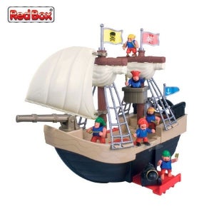 [하프클럽/알티피아]배장난감 24259 해적선놀이세트 레드박스 선박완구