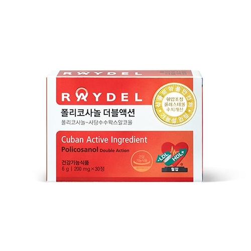 <b>레이델</b> 폴리코사놀 더블액션 200mg x 30정, 6개