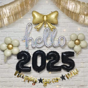 새해 파티 세트 110번 / 2025 새해 풍선 해피뉴이어 가랜드 신년 포토존 꾸미기 장식