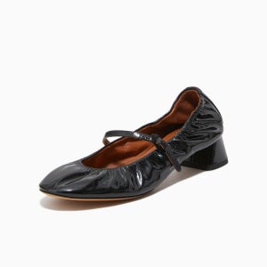 [LANVIN] 블랙 페이턴트 메리제인 발레리나 / LV2F1ASZ004W_BK