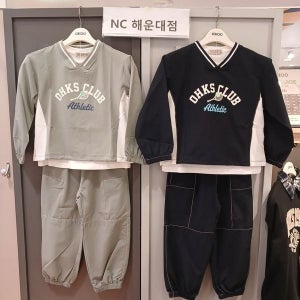 오후 [보리보리]2 in 1세트 스웻셔츠 OHMA25103