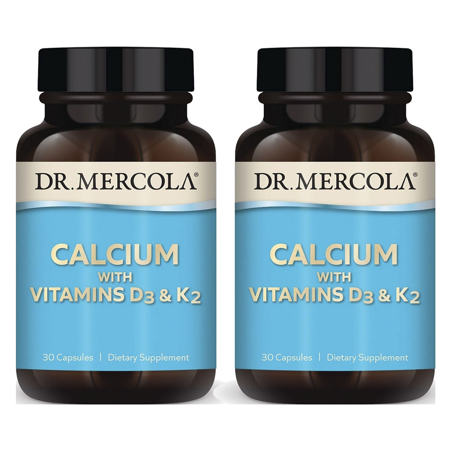 닥터머콜라 <b>칼슘 위드 비타민 D3</b> &amp; <b>K2</b> 캡슐  2개  30정