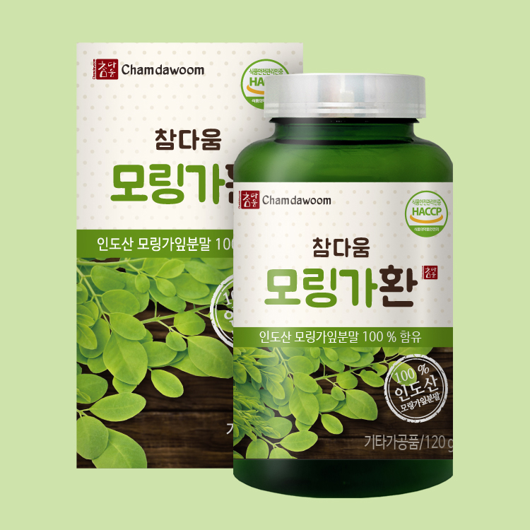참다움 <b>모링가</b>환 120g, 1개