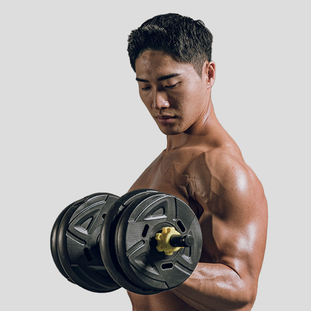 헬스럽 무게조절 조립 아령 덤벨 세트 20kg
