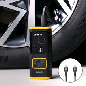 [실리콘케이블증정]불스원 2in1 휴대용 타이어 공기압 주입기 / 150PSI 강력공기주입 5톤트럭까지 가능 / 차량용 공기주입기 자전거공기주입기 오토바이공기주입기 휴대용에어펌프
