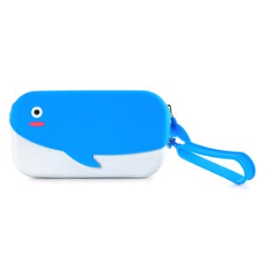 히지 실리콘 고래 파우치 블루