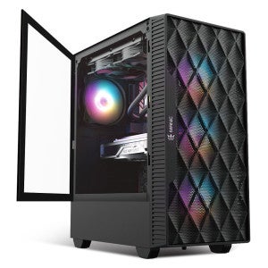 마이크로닉스 Master M60 미들타워케이스 스윙도어 블랙
