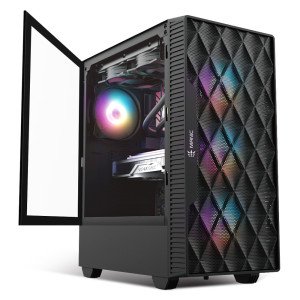 마이크로닉스 Master M60 미들타워케이스 스윙도어 블랙