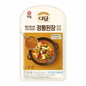 CJ 다담 정통된장찌개양념 140gX5개