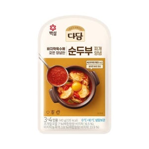 다담 베스트 양념세트 된장+순두부+부대찌개
